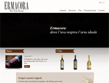 Tablet Screenshot of ermacora.it